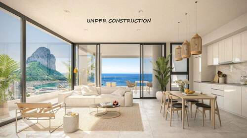 Bild 1 - C4CY4505CAL Fantastische Wohnung mit Meerblick im Bau in Calpe