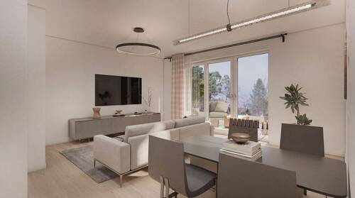 Wohnen_Küche_Essen_weitere Ansicht - 2 Zimmer Etagenwohnung zum Kaufen in Bad Honnef