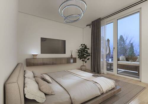 Schlafzimmer_weitere Ansicht - Etagenwohnung mit 77,80 m&sup2; in Bad Honnef zum Kaufen