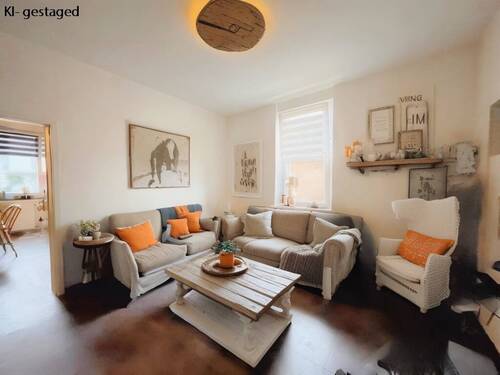 Wohnzimmer WE2 - 7 Zimmer Mehrfamilienhaus, Wohnhaus zum Kaufen in Krefeld