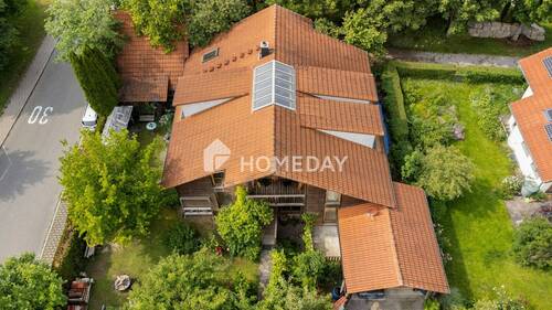 Außenansicht Drohne 3 - Großzügiges EFH mit ELW, Garten & zwei Balkonen - ca. 230 m² Wohnfläche auf ca. 640 m² Grundstück