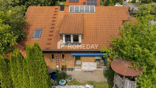 Außenansicht Drohne 8 - 1 Zimmer Einfamilienhaus in Wilhelmsdorf