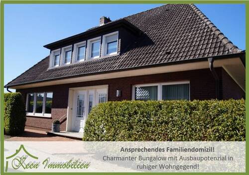 Ansprechendes Familiendomizil! - Ansprechendes Familiendomizil! Charmanter Bungalow mit Ausbaupotenzial in ruhiger Wohngegend!