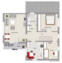 Grundriss Obergeschoss - 