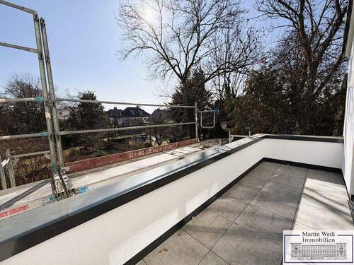 Blick auf den Süd-Balkon - 