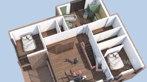 Visualisierung Haupthaus OG - 