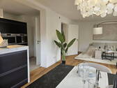 Wohn/Esszimmer - Kernsanierte 3-Zimmer-Wohnung mit großer Terasse, Garten & Stellplatz