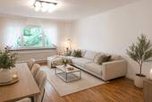 Wohnzimmer - Modernisierte 3 Zimmer Wohnung in zentraler Lage von Bad Homburg