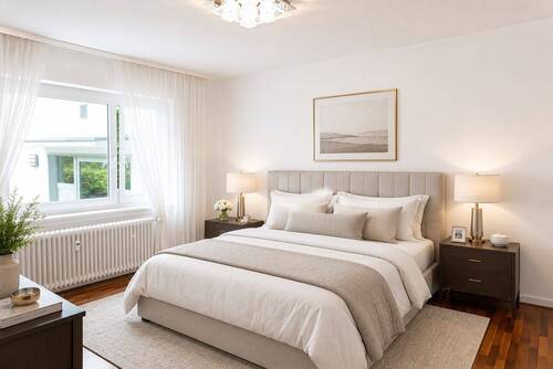 Schlafzimmer - 3 Zimmer Etagenwohnung zum Kaufen in Bad Homburg