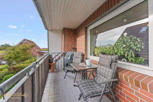 Balkon - 4 Zimmer Etagenwohnung in Butjadingen