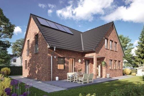 Domizil-192-Garten-Klinker - Stilvoll, charmant, familienfreundlich. Ihre Zukunft, ohne Platzangst