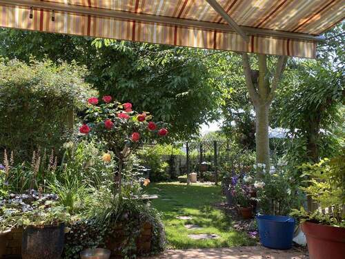 Garten Ansicht III - Reihenendhaus mit 119,60 m&sup2; in Frankfurt am Main zum Kaufen