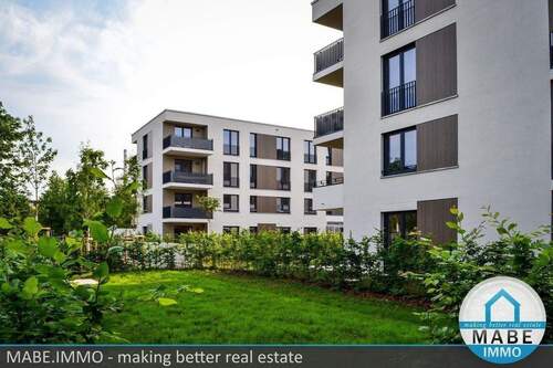 Objektfoto - Grüne Oase: Großzügige 2-Zimmer-Wohnung mit Terrassen und Privatgarten