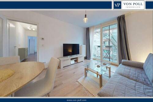 Wohnbereich Ansicht I-Logo - Charmante Zwei-Zimmer-Wohnung in gefragter Lage