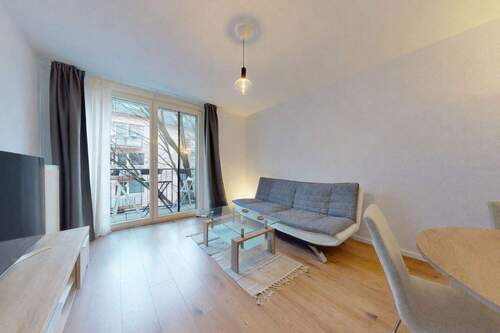 Wohnbereich Ansicht II - 2 Zimmer Etagenwohnung zum Kaufen in Frankfurt am Main