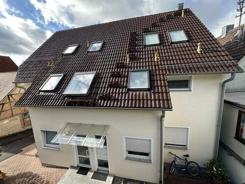 Gebäudeansicht - 3-Zimmer-Maisonette-Wohnung in der Innenstadt von Nordheim