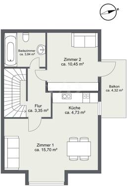 Dachgeschoss - 