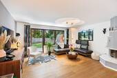 Wohnzimmer - 7 Zimmer Doppelhaushälfte in München