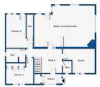 Grundrissskizze Erdgeschoss - 