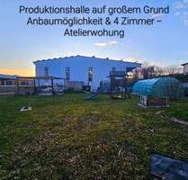 Multifunktionshalle auf großem Grund+ schöner 4 Zimmer Wohnung! - Alfdorf
