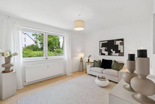 Wohzimmer - Etagenwohnung mit 70,00 m&sup2; in Bonn zum Kaufen