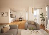 Wohnzimmer - 4 Zimmer Etagenwohnung in Nürnberg