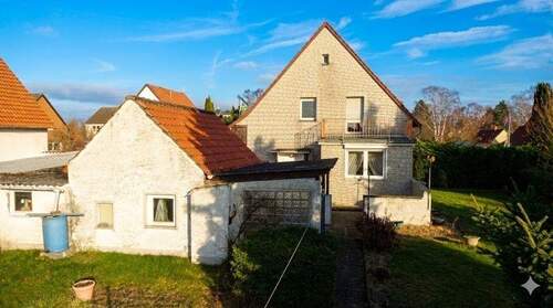 Südwestseite - 4 Zimmer Doppelhaushälfte in Peine