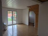 Wohnzimmer - 3 Zimmer Doppelhaushälfte zur Miete in Markt Erlbach