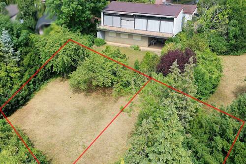 Grundstück aus der Vogelperspektive - Grundstück zum Kaufen in Leonberg