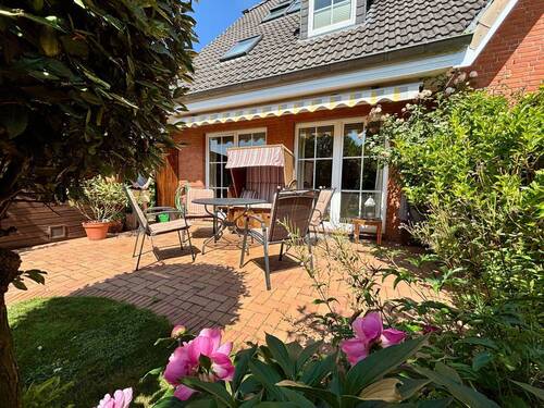 Terrassenansicht - Reihenendhaus mit 120,90 m² in Glücksburg zum Kaufen