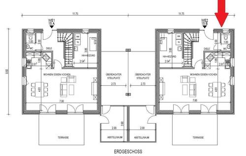 Erdgeschoss Haus 15b - 