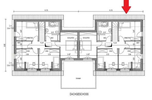 Dachgeschoss Haus 15b - 