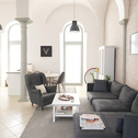Wohnzimmer - Attraktives Reihenhaus mit Terrasse & Stellplatz in bester Lage