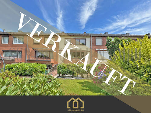 Bild 1 - Stuhr: Renoviertes 45-Zi.-Reihenhaus in ruhiger Lage mit großem Garten, Terrasse, Blk. und Garage