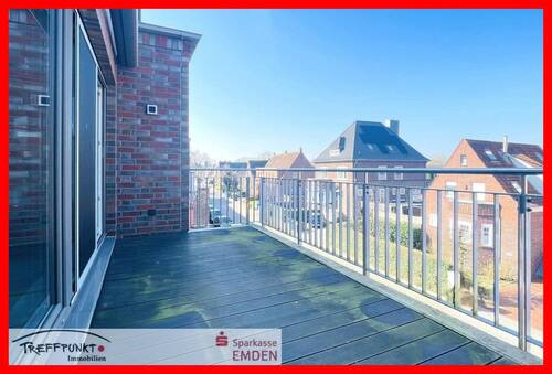 Balkon - Etagenwohnung mit 114,80 m&sup2; in Emden zum Kaufen