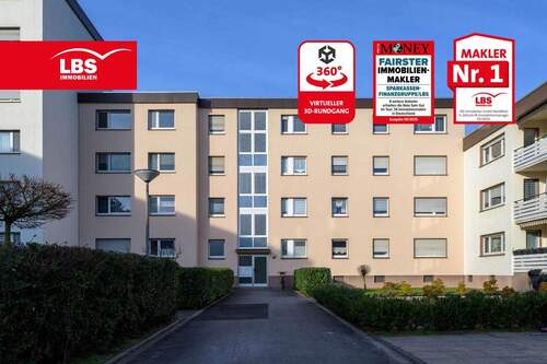 01-Außenansicht - Frisch renovierte 3-Zimmer Etagenwohnung mit Loggia in Hamm-Mark