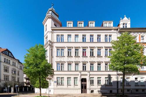 Gebäudeansicht - Etagenwohnung mit 87,40 m&sup2; in Leipzig zum Kaufen