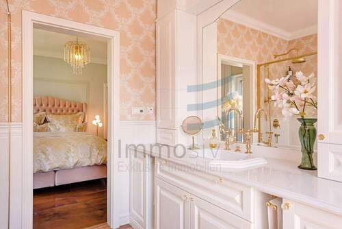 Schlafzimmer mit Bad en Suite - 
