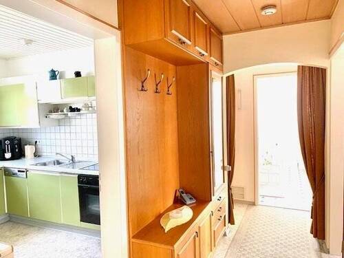 Blick in die Küche - 