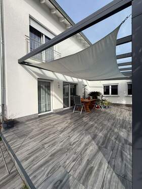 Terrassenansicht - 4 Zimmer Einfamilienhaus in Grünstadt