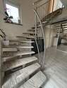 Edelstahltreppe ins Obergeschoss - 