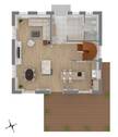 Grundriss Erdgeschoss 3D - 