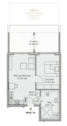 Grundriss WE18 - 2 Zimmer Etagenwohnung zur Miete in Stuhr