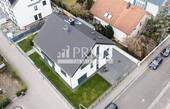 Aussenansicht Vogelperspektive - Freistehendes luxoriöses Einfamilienhaus mit Einliegerwohnung