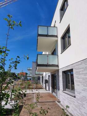 Balkon - 3 - Zimmer Neubauwohnung zum Erstbezug im Herzen von Bensheim