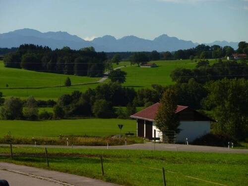 Aussicht vom Balkon/Terrasse - Etagenwohnung mit 110,00 m&sup2; in Rott zur Miete
