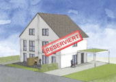 Unverbindliche Illustration - NUR NOCH EINE HÄLFTE FREI! Neubau-DHH in zentraler Lage von Schönaich