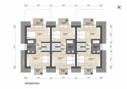 Dachgeschoss - 