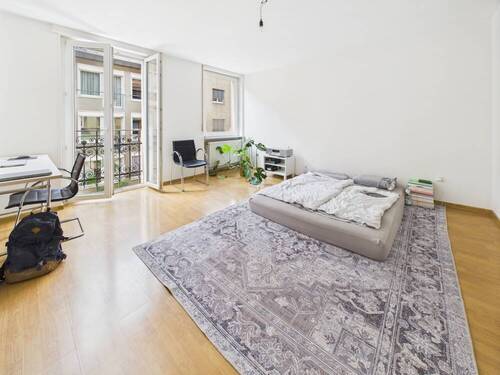 Wohnzimmer - Zentrale Wohnung mit Balkon - ideal für die 2er-WG oder das Paar