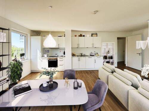 Beispiel Essbereich - 3 Zimmer Etagenwohnung in Schönefeld